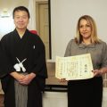 Τελετή απονομής του Επαίνου του Υπουργού Εξωτερικών της Ιαπωνίας στη Διευθύντρια του Μουσείου Ασιατικής Τέχνης Κέρκυρας